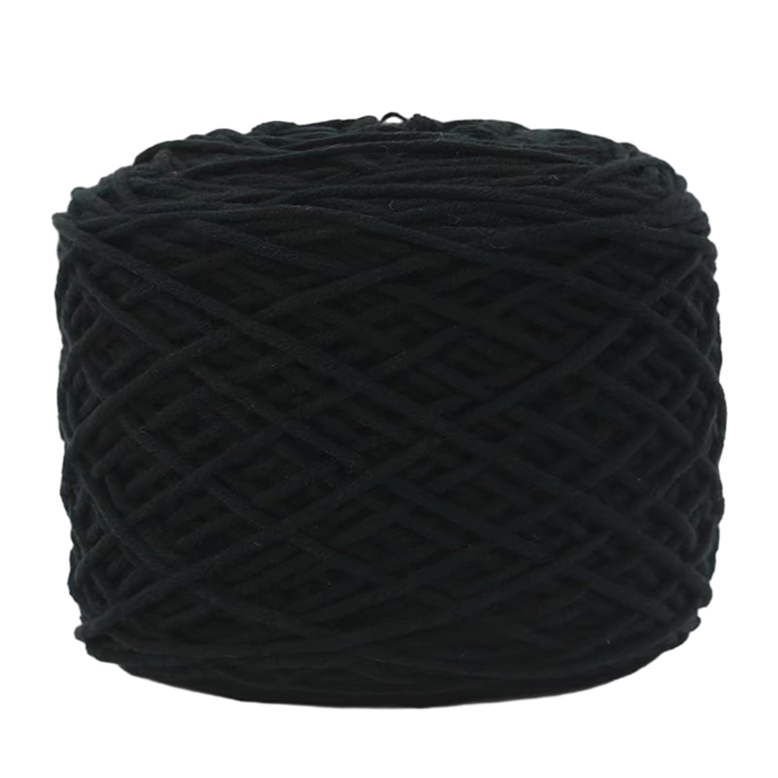 Lodoot Black Tufting Yarn For Tufting Rug Making, Tufted Yarn,Polyester And Cotton Yarn, Tufting Yarn For Carpet Making,8 Strands 8 Strands Of Thick Wool