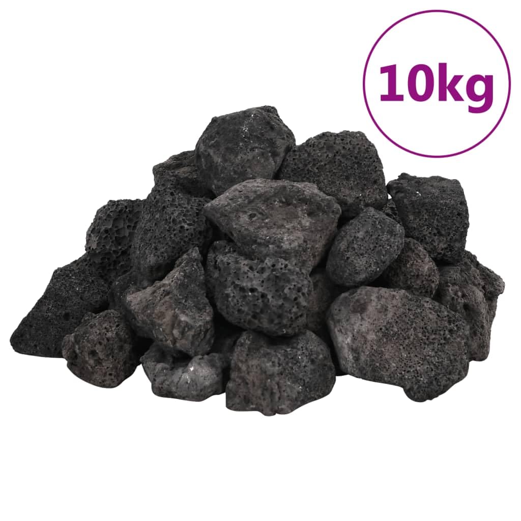 INLIFE Lavagranulat 10 kg Schwarz 3-5 cm,Tier- & Haustierbedarf,Haustierbedarf,Aquaristik,Aquariumdekoration,Schwarz,10.45 KG,155319