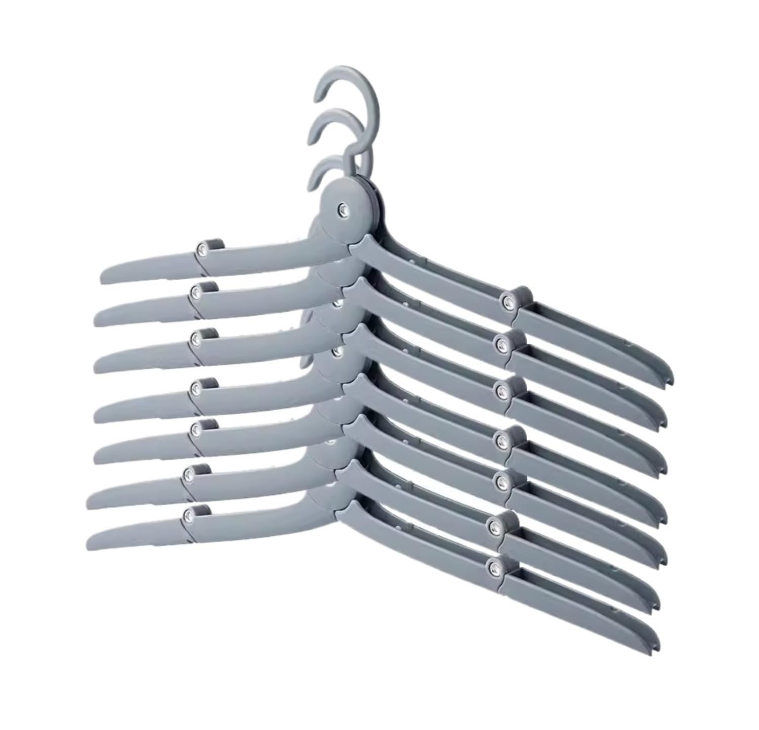 Perchas Perchas Plegables De Viaje, Ropa Portátil Telescópica para Colgar, Tendedero De Viaje, Organizador De Ropa, Ropa Interior Perchas Ropa(Blue,7pcs)