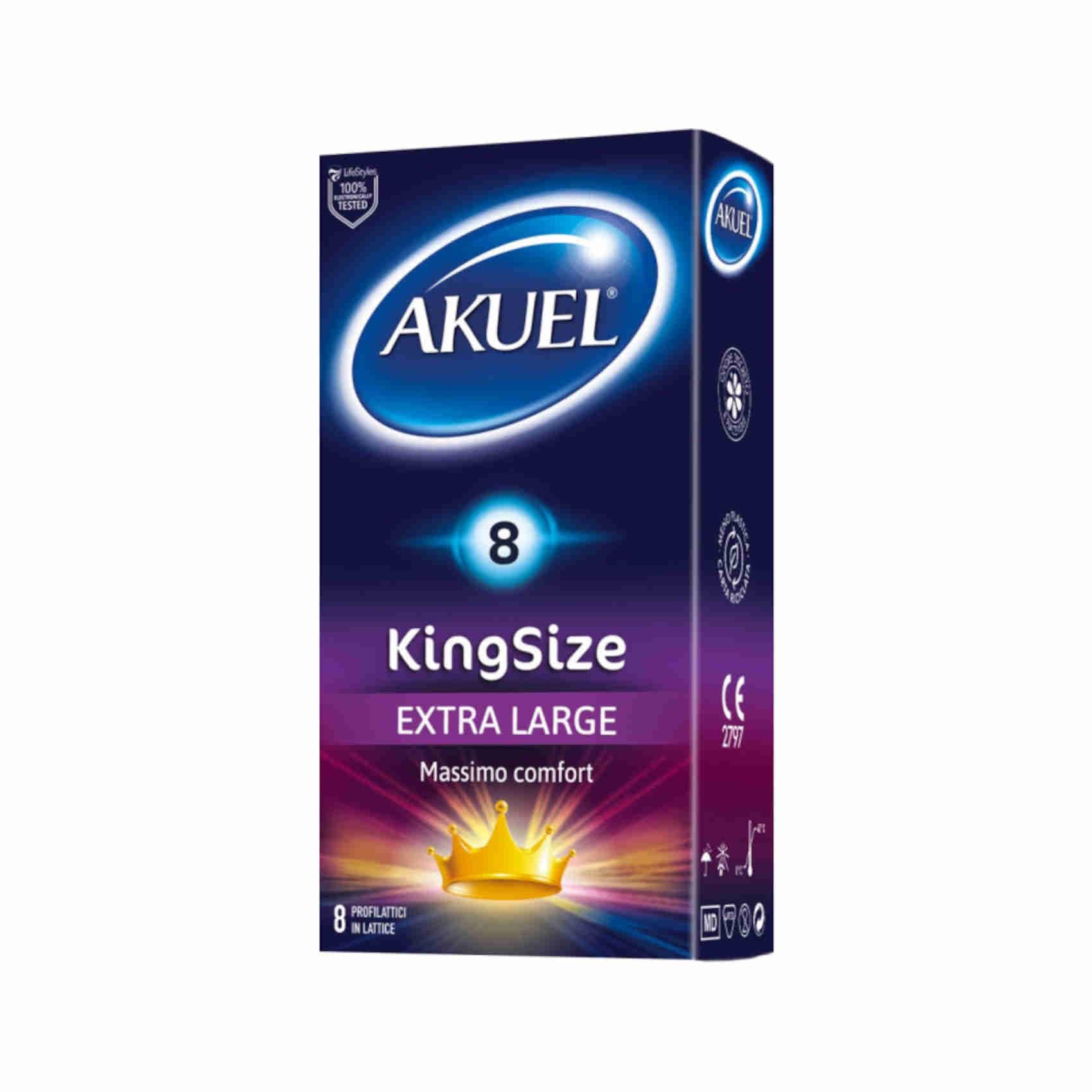 Akuel Preservativi - 6 preservativi confezionati singolarmente