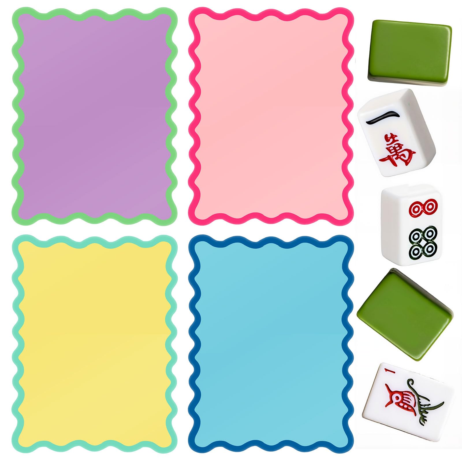 Soulchen Mahjong, 4 miscelatori per piastrelle Mahjong, per