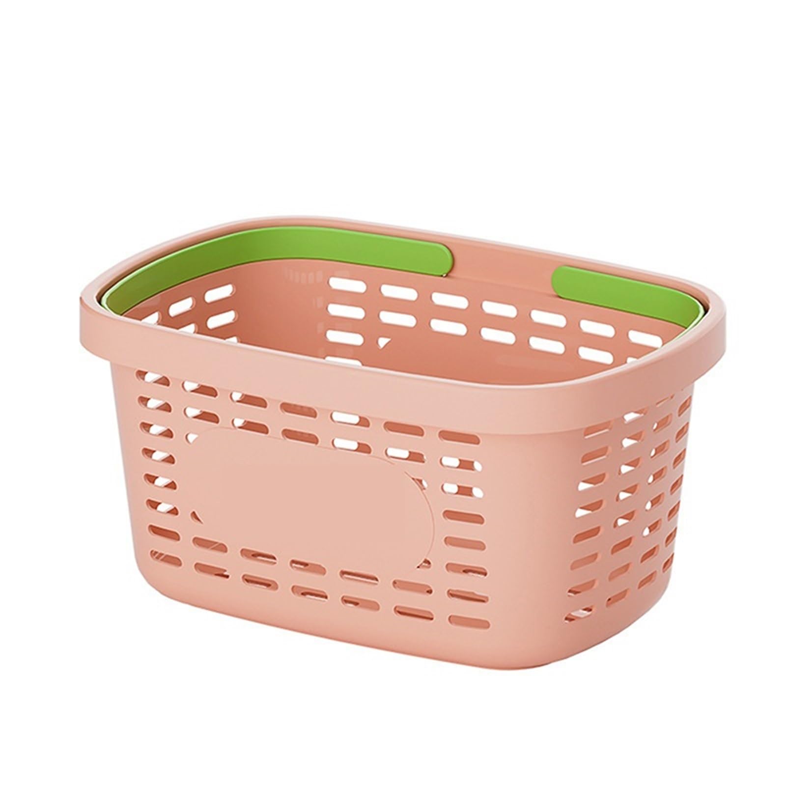 Cesta de drenaje plástico for baño y artículos higiene Personal, cesta almacenamiento con mango grueso, baño/ducha, 2 uds Para Ducha(Color1)