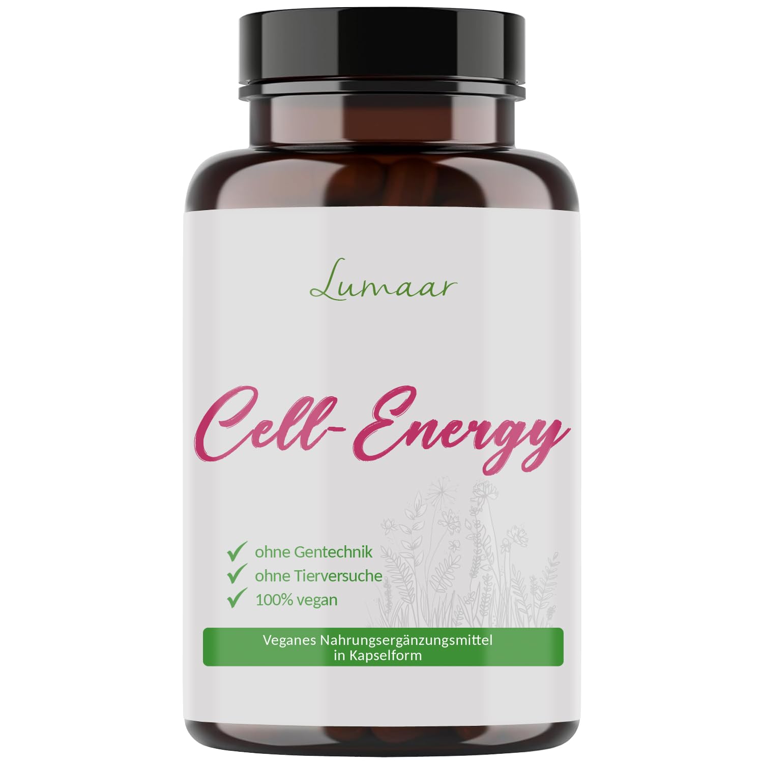 Cell-Energy Kapseln mit Resveratrol + Carnosin + Q10 + Biotin + OPC + Zink usw