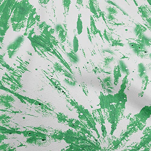 oneOone Viscose Jersey Light Green Fabric Tie Dye Craft Projects Decor Fabric Printed By The Yard 60 Inch Wide
