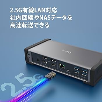 Amazon.co.jp: j5create Thunderbolt 4 15in1 クワッドディスプレイ
