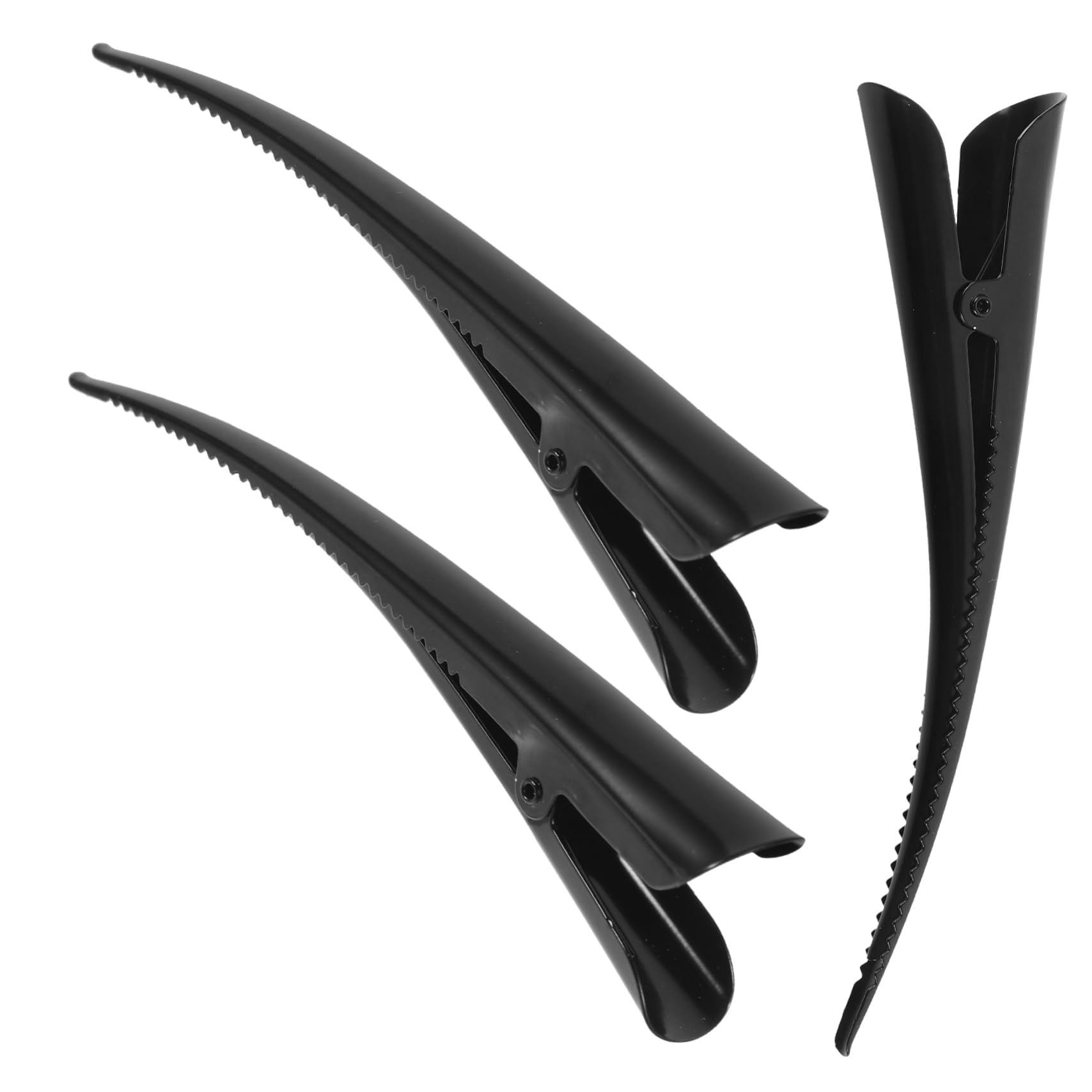 3pezzi Fermaglio Per Capelli Becco Metallo Piccola Molletta Per Capelli Da Bagno Forma Di Coccodrillo Scatto in Metallo Per Donne e Ragazze