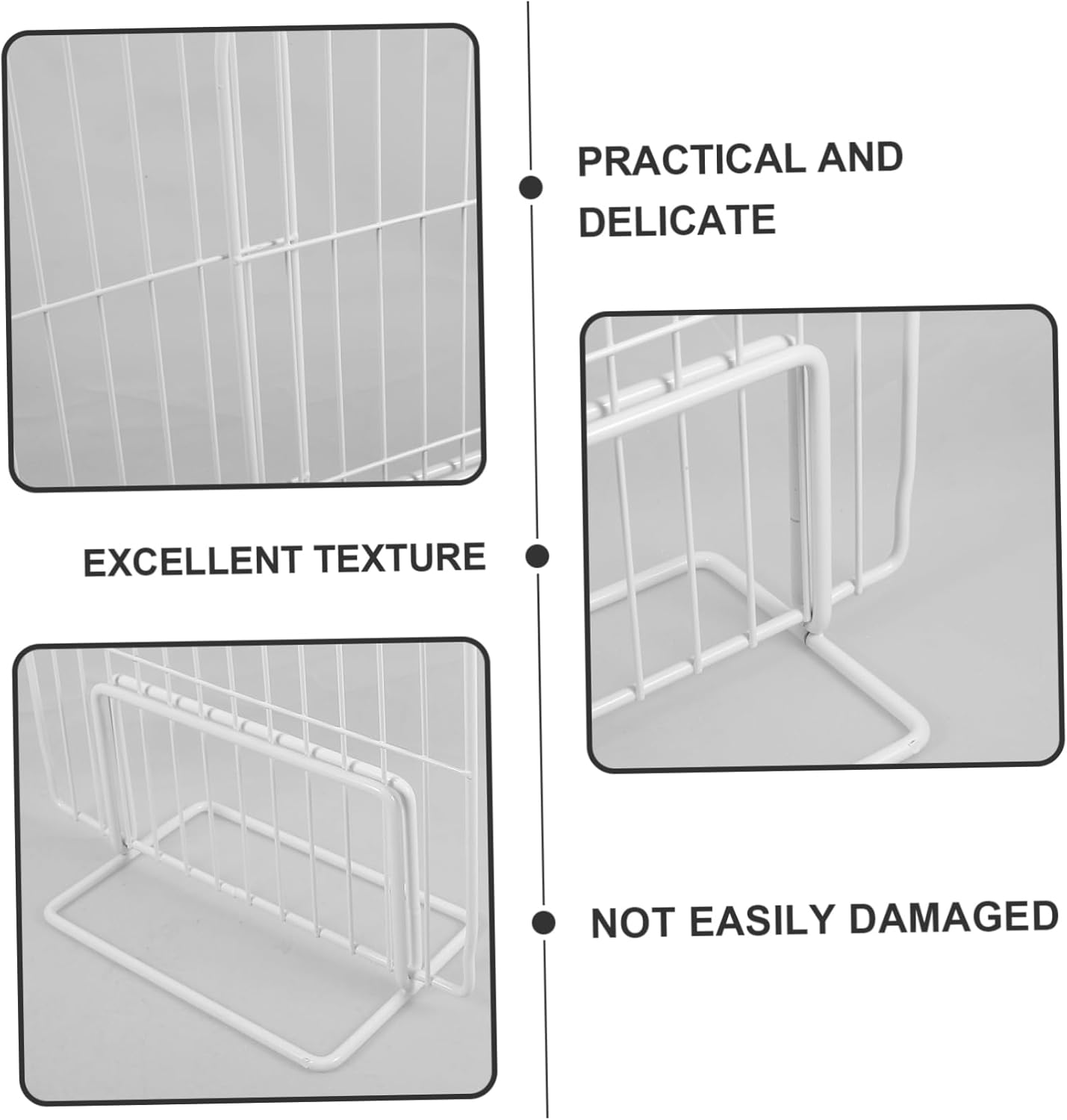 Freezer Iron Mesh Divider Refrigerator Organizer Retractable Partition for Sorting Ice Cream and Food Storage Freezers and Refrigerators Height
