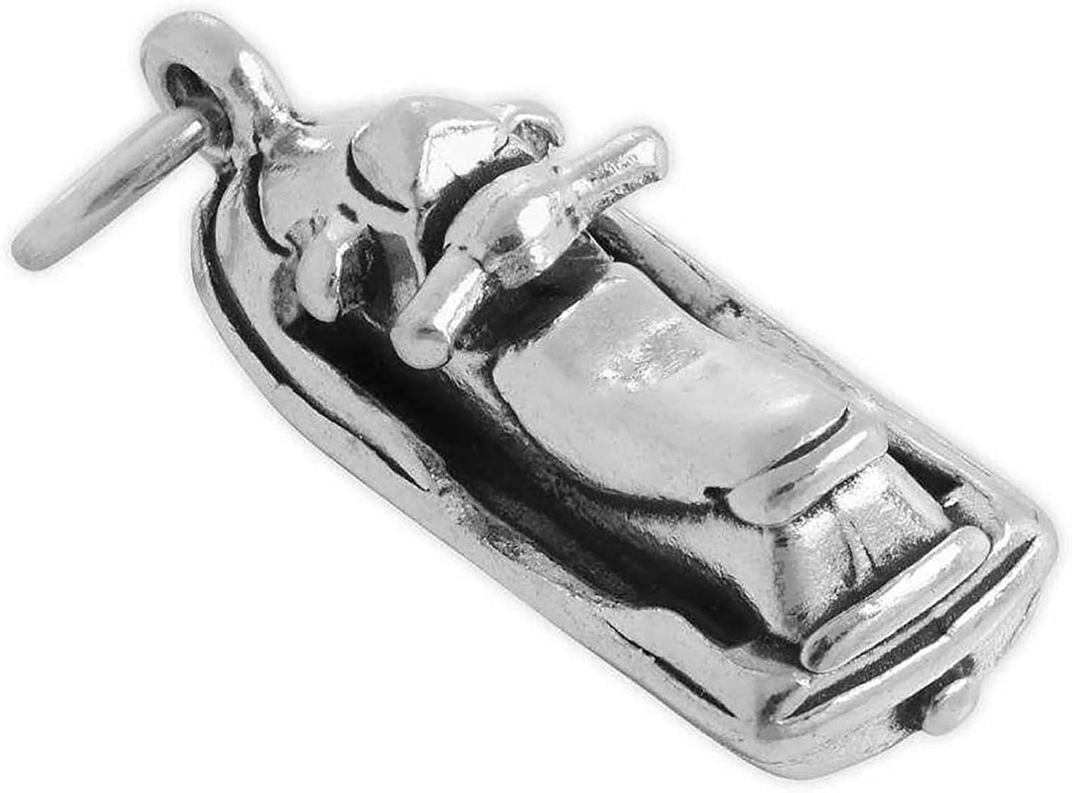 Jet Ski PWC Waverunner 3D 925 Solid Sterling Silver Charm Pendant Bracelet Jewelry Making Supply