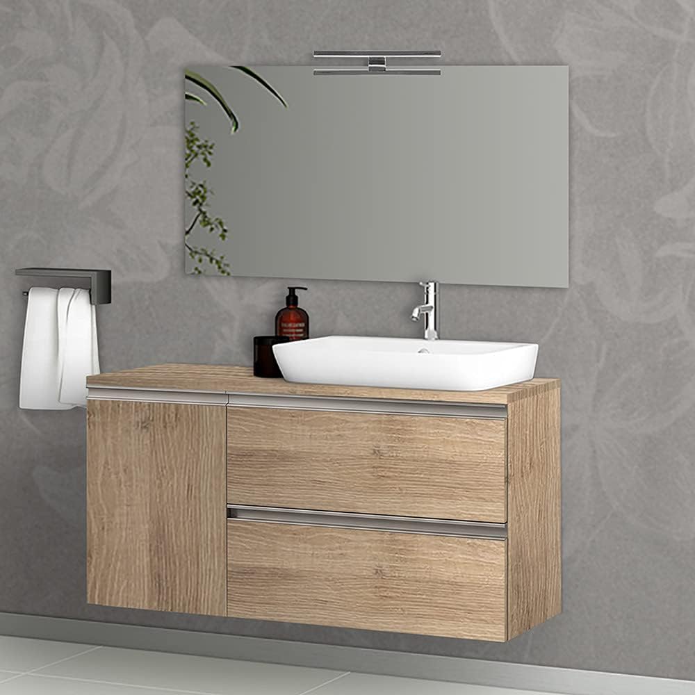Mobile bagno sospeso - Mobile bagno sospeso 120 cm per lavabo