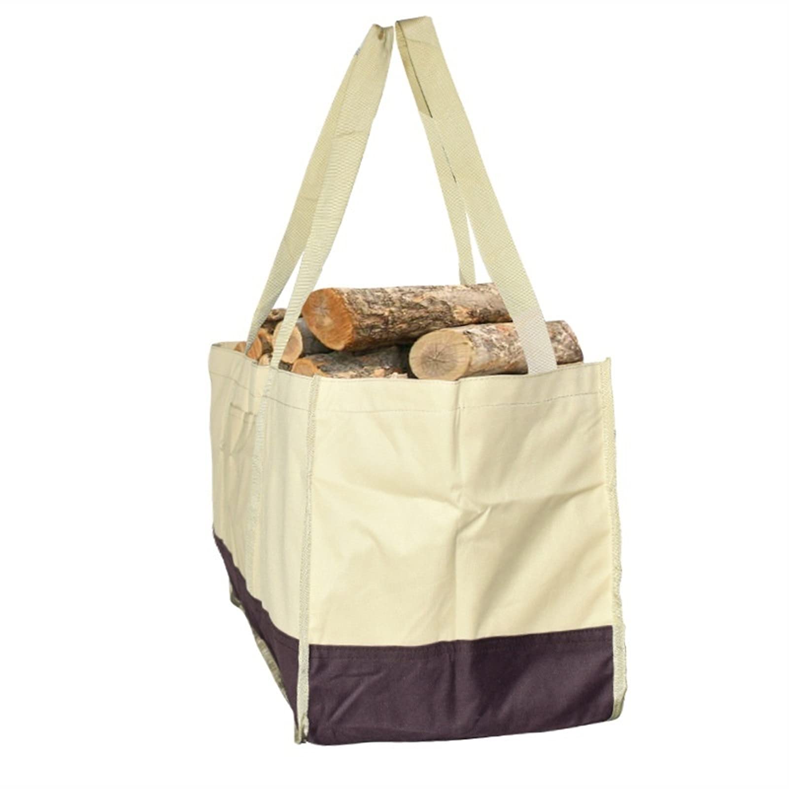 Kindling Storage Firewood Carrier - Log Tote & Torba do przenoszenia z uchwytami, uchwyt dzienny do drewna Fireplace (Kolor: 01)