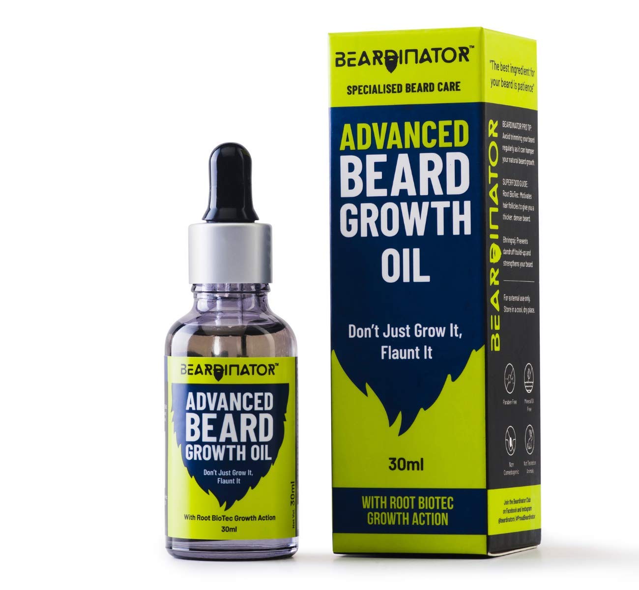 Beardinator, Advanced Beard Growth Oil for Men For Faster Growth of Beard Chemical Free Beard Care ML, Multicolor, 30 millilitre (B08V8RRV8P) Amazon Price History, Amazon Price Tracker