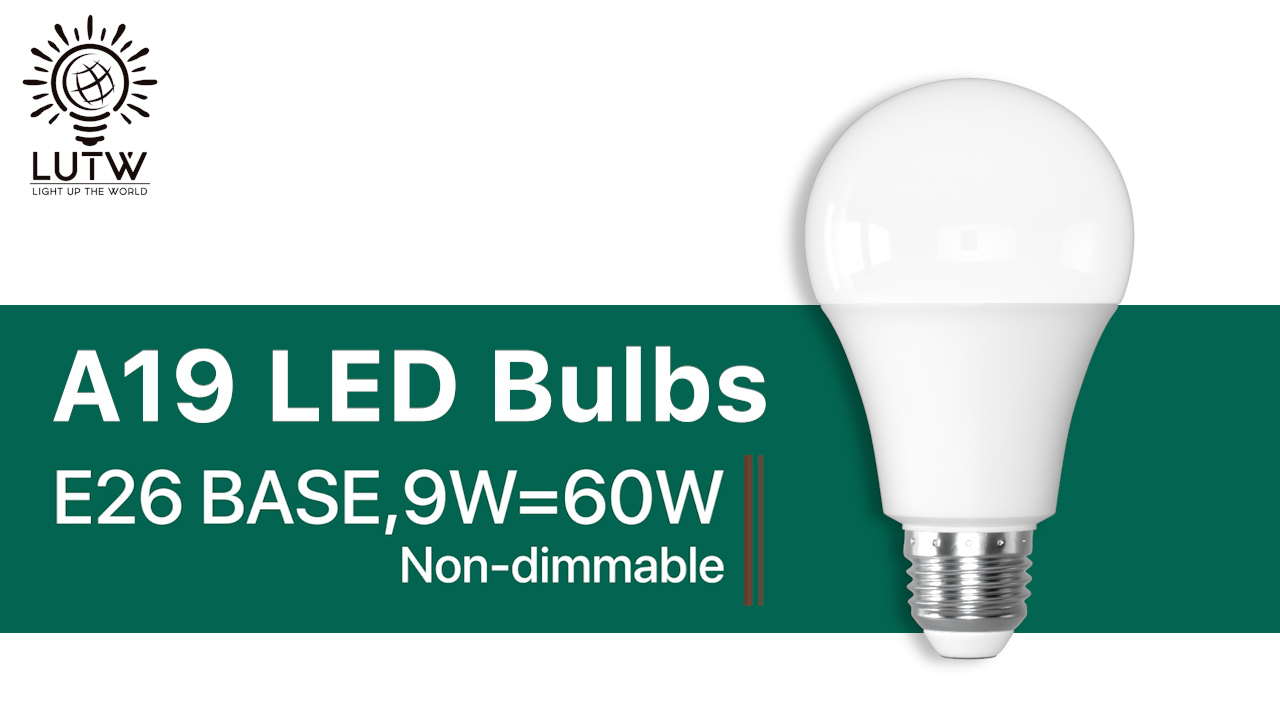 Image of A19 E26 LED Bulbs, 100W Eqv, 12W, 6000K, Non-Dimmable, 6 Pack | 1200 Lumen, Cool White Light, Ideal for Bedroom, Living Room Lighting