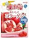 MEIJI JELLY GUMMY POMEGRANATE COLLAGEN 6000 mg.Easy to eat make bright skin 100% natural extracts 81 g. From Japan.