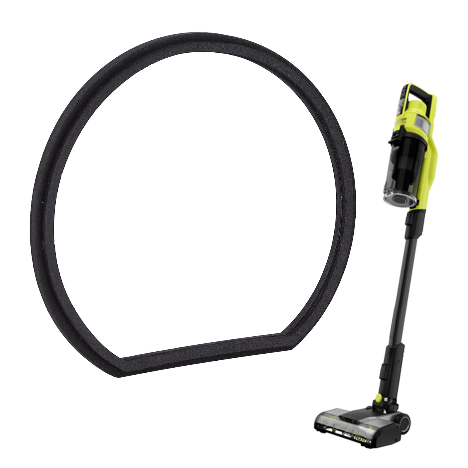Vacuum Parts Replacement Gasket Compatible with Ryobi 18v Stick Vacuum Cordless Dust Bin Lid, Canister Missing Seal Attachments for PCL720 PBLSV716