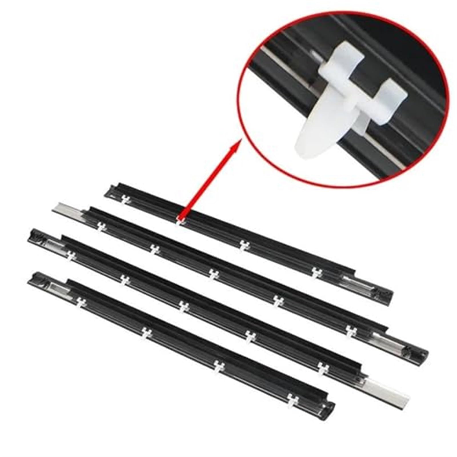 Joints de porte de fenêtre, bande d'étanchéité for porte de voiture, bande d'étanchéité for vitre de fenêtre, bande d'étanchéité étanche, for Toyota, for SEQUOIA 2001-2007 Joint de portière de
