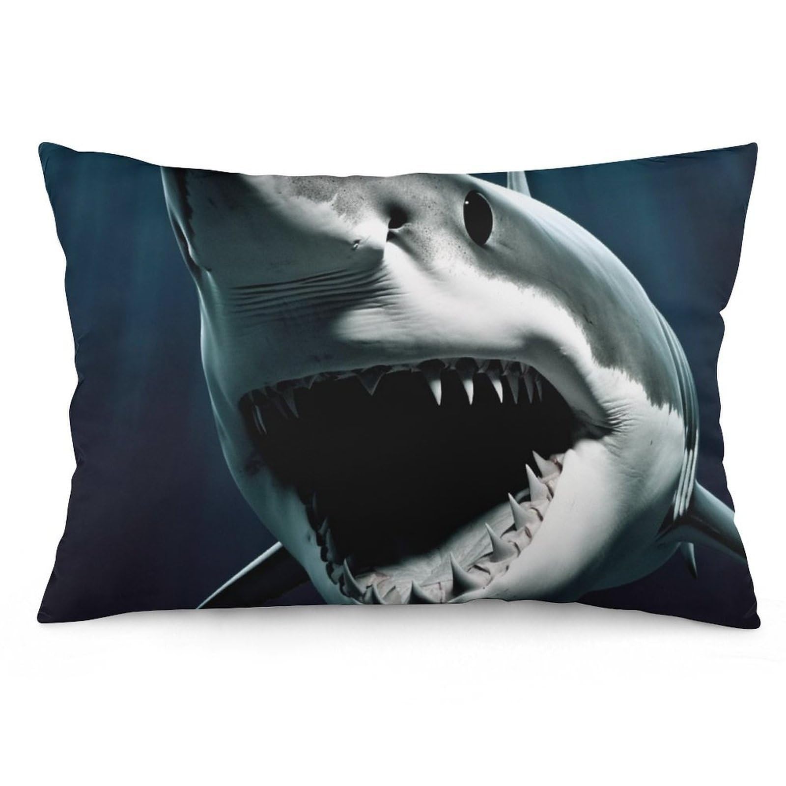 NTVOWPZO 2 Pack Decoration Throw Pillow Covers 12 "x20 Pillowcases Covers Shark Pillowcases Modern Farmhouse Home Decor Sofa Cushions Covers for Couch Bed Living Room