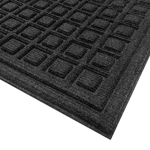 Textures Blocks Entrance Door Mat, 2-Feet By 3-Feet, Onyx (60-885-1907-2X3) #TOP3