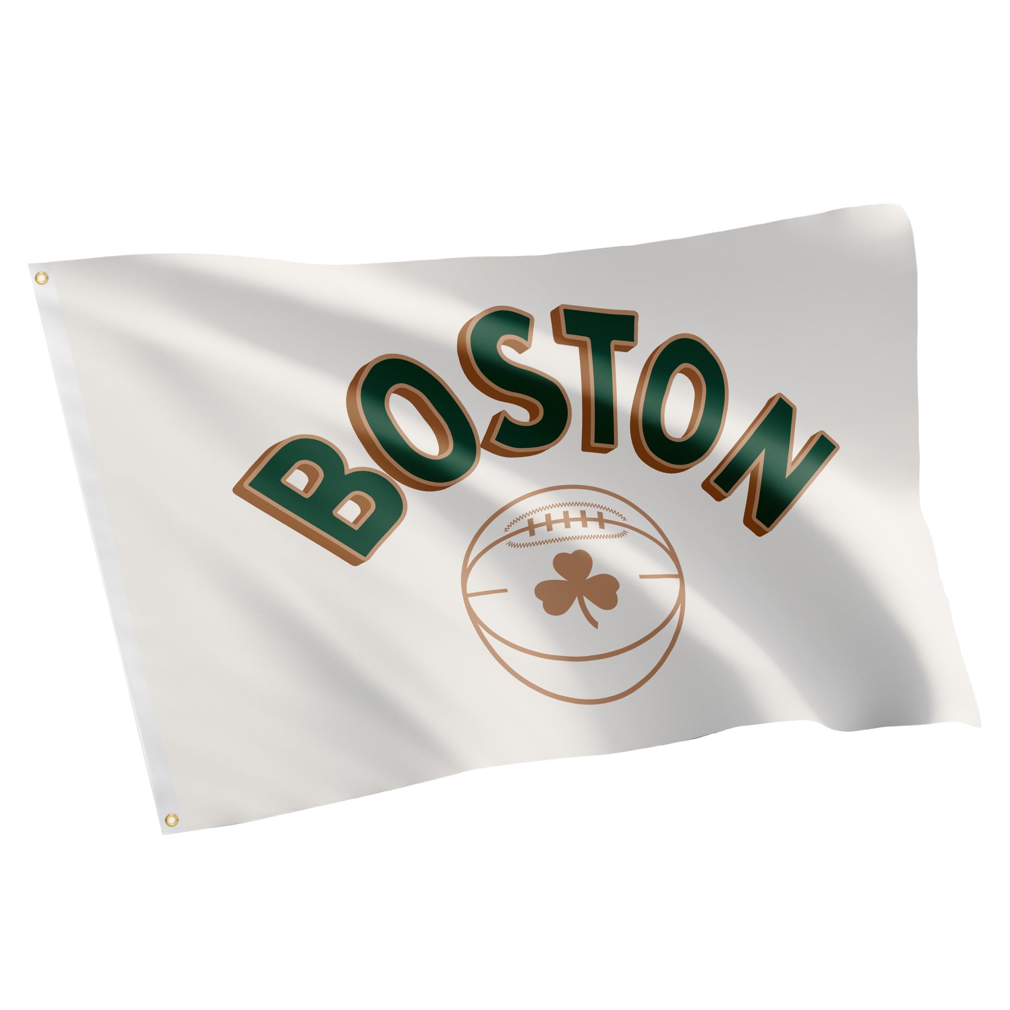 Desert Cactus Boston Celtics Flag NBA 100% Polyester Indoor Outdoor 3x5 feet National Basketball Association Team Flags (Flag City Edition 2023 A)