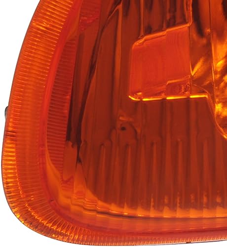 Miniatura 7 de SPEC-D TUNING Faros delanteros negros + luces de esquina ámbar compatibles con Honda Civic 2/3Dr EG Coupe Hatchback L+R Par de faros delanteros