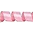 Ribbli Double Faced Pink Satin Ribbon,1 x Continuous 25 Yards,Use for Bows Bouquet,Gift Wrapping,Baby Shower,Floral Arrangement