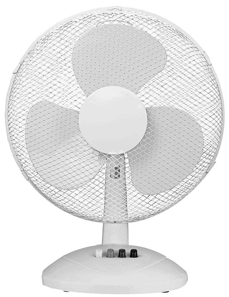 PRO ELEC PEL01922 16" Desk Fan, White