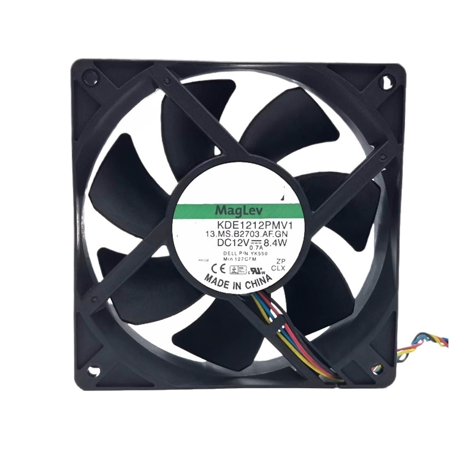 UITGVDQAT KDE1212PMV1 fan 12VDC 8.4W cooling fan(2 lead wire)