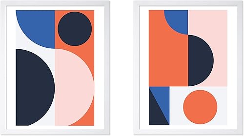 Miniatura 26 de Poster Master Juego de 3 pósteres Bauhaus - Imprimir geométrico - Arte de puntos de colores - Arte de formas geométricas - Regalo para hombres y