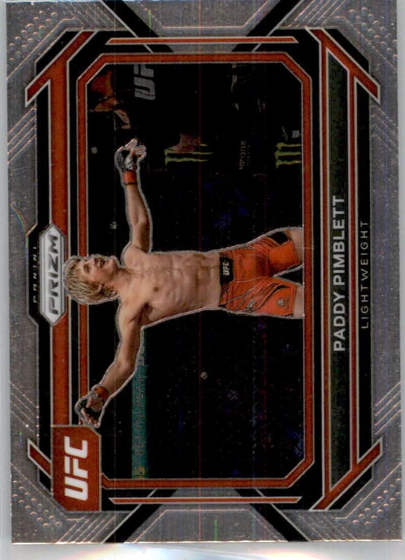 2023 Panini Prizm UFC #87 Paddy Pimblett Lightweight Horizontal Official MMA Trading Card in Raw (NM or Better) Condition