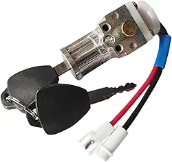 Cadeado para Bicicleta Elétrica, Cadeado de Cilindro Elétrico com Chaves para Bicicletas Elétricas