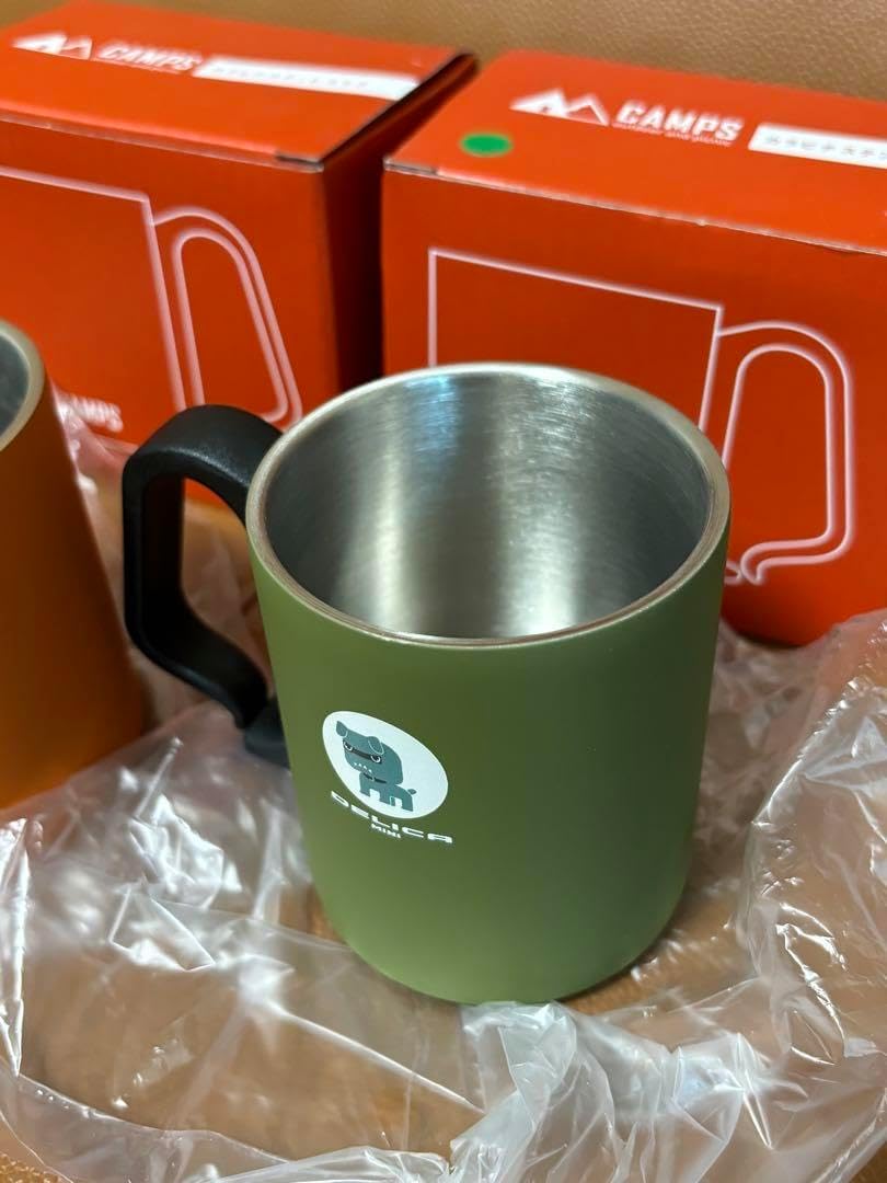 デリ丸。　カラビナステンレスマグ　2個セット デリ丸 マグカップ デリ丸。 カラビナステンレスマグ 2個セット デリ丸