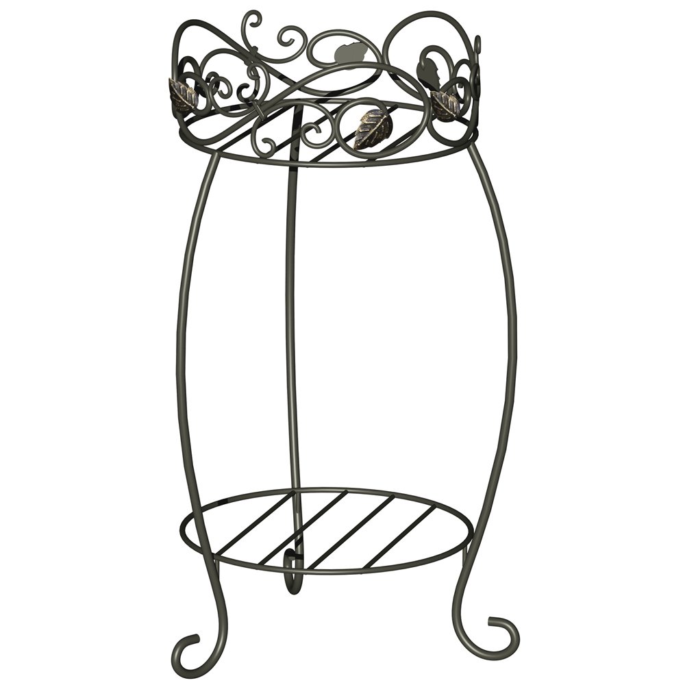 Panacea 89172 Scroll and Ivy Double Plant Stand