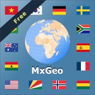 世界アトラスと世界地図 MxGeo