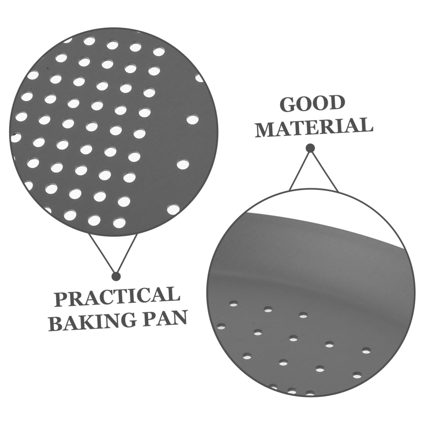 Pizza Blech Rund Mit Löchern Pizzablech Aus Aluminiumlegierung Für Backofen Pizzabackform Antihaft Backzubehör Für Pizza Kuchen Und