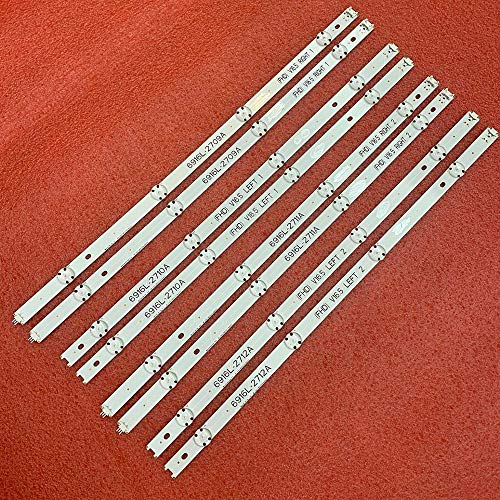 Miwaimao 10set=80 PCS LED Backlight Strip for LG 49LJ58300W 49UH603V 49UH620V 6916L-2705A 2706A 2707A 2708A 6916L-2709A 2710A 2711A 2712A