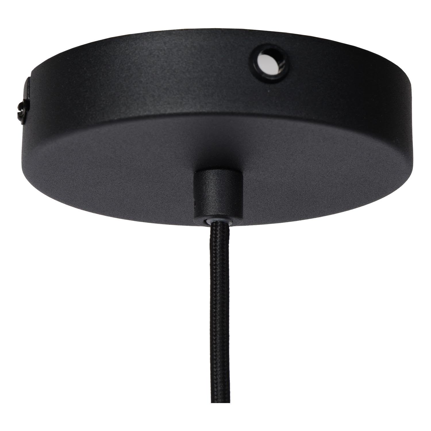 LUCIDE SIEMON - Pendelleuchten - Ø 40 cm - 1xE27 - Schwarz