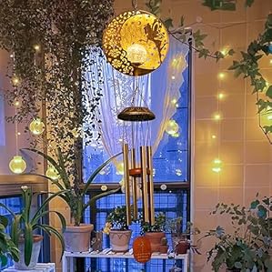 Moon Solar Wind Chimes for Mom Best Seller 19 61BDWft+7QL. AC US299