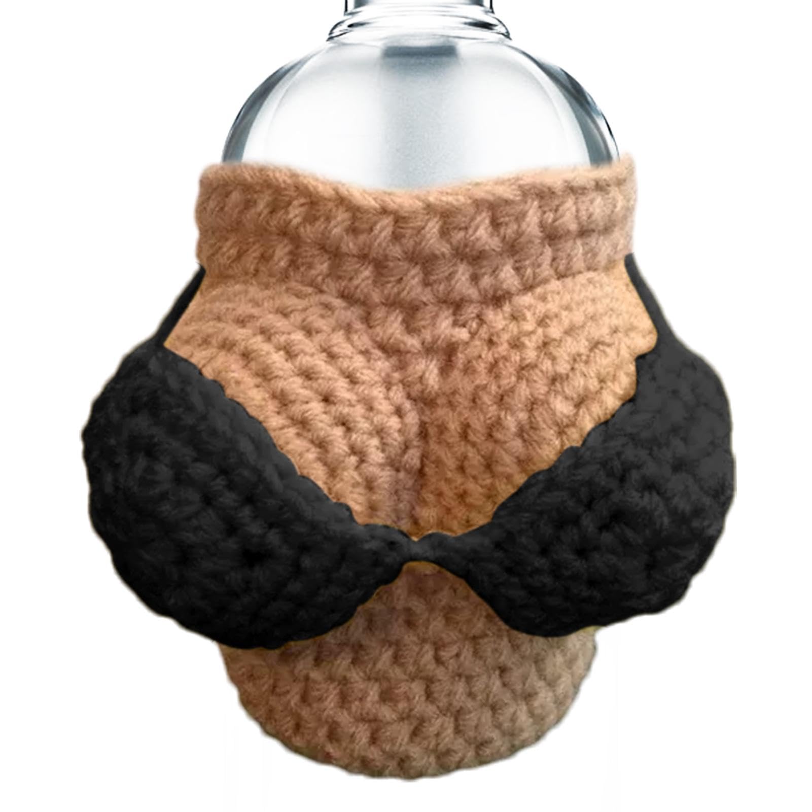 Couvre-biberons amusants manchon bikini crochet élastique pour bouteille enfant