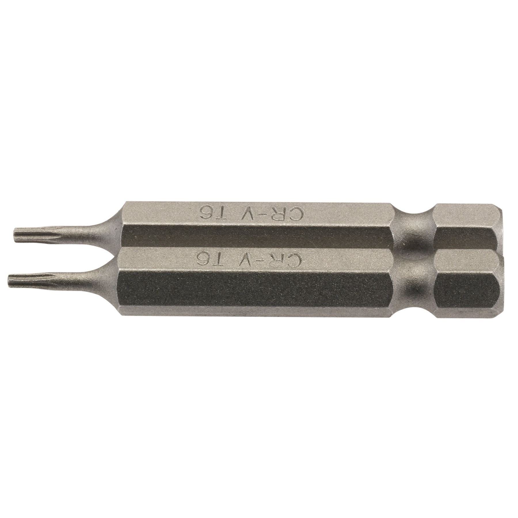 Draper 66481 T6 1/4" Hex Draper TX-Star® Insert Bit 50mm Long (2 Piece) — image 1