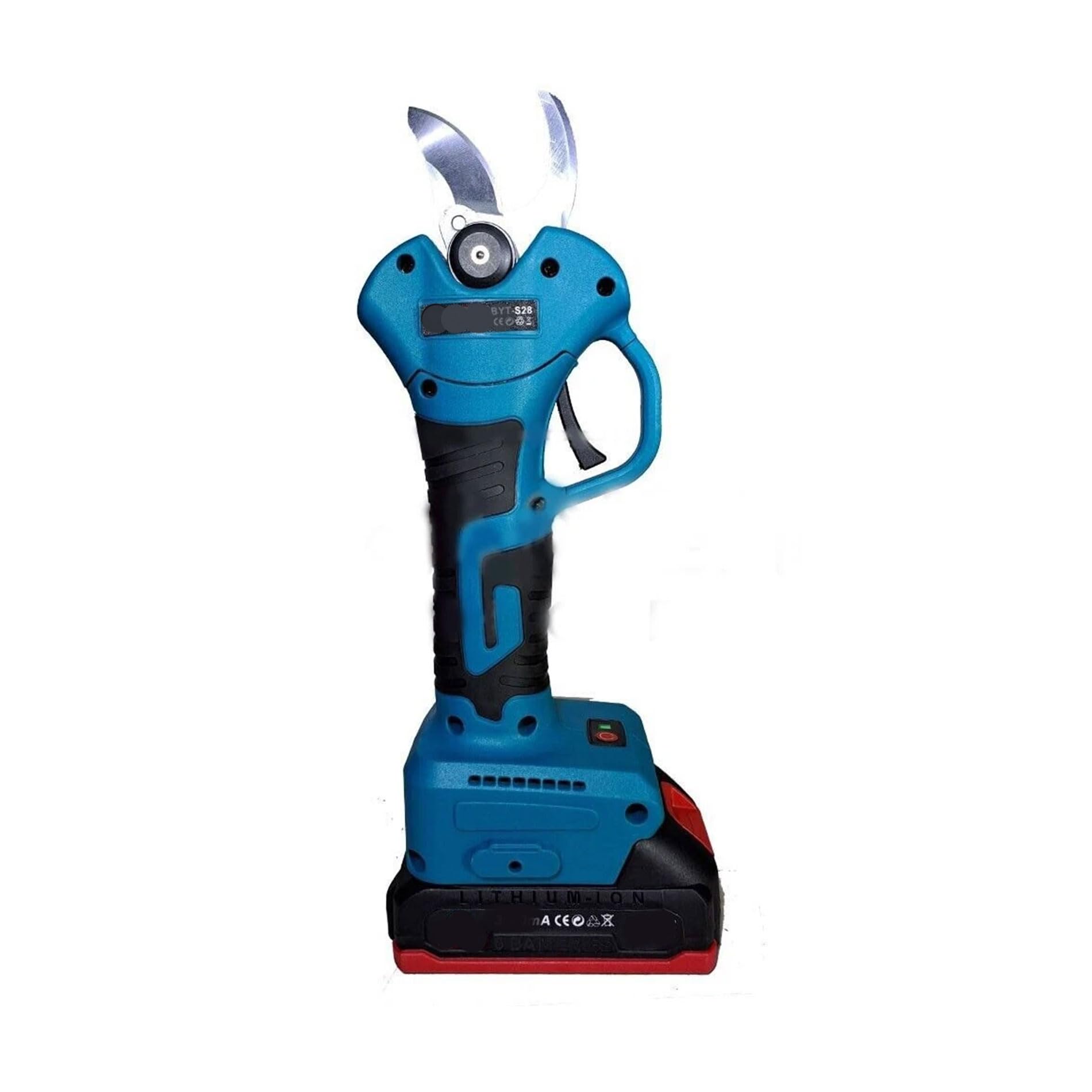 Kit Potatura Elettrico con Asta Telescopica Allungabile, Mini Elettrosega a Batteria 6" (15cm) + Cesoia per Potare Professionale Lama 2,5cm, Forbici da Potatura per Giardino e Agricoltura