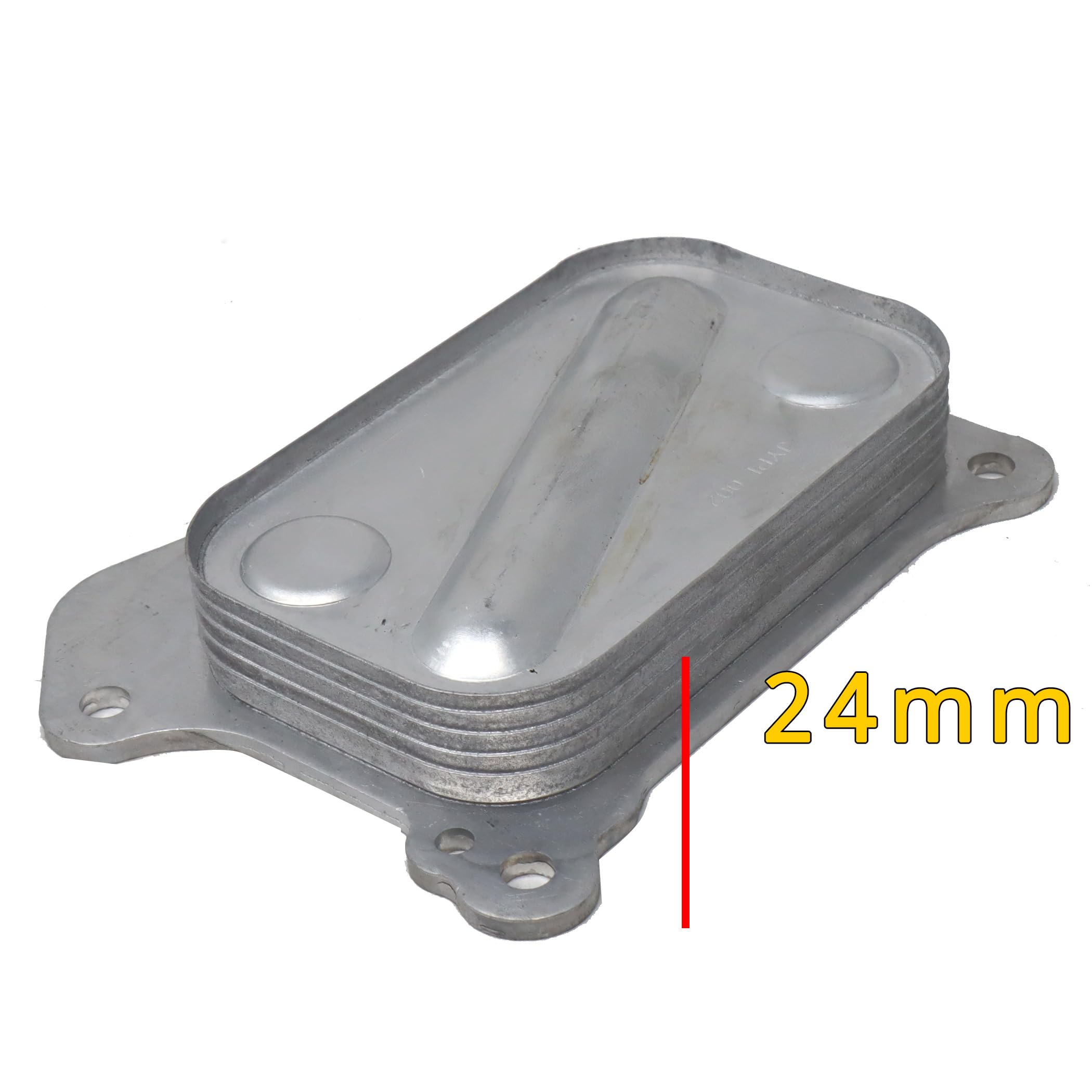 Radiatore olio motore 1.3 scambiatore calore compatibile con codici 650034 73500434 adatto a Punto II 03-12 compatibile con Ypsilon II 03-11 adatto a Panda II 03-13 e altre