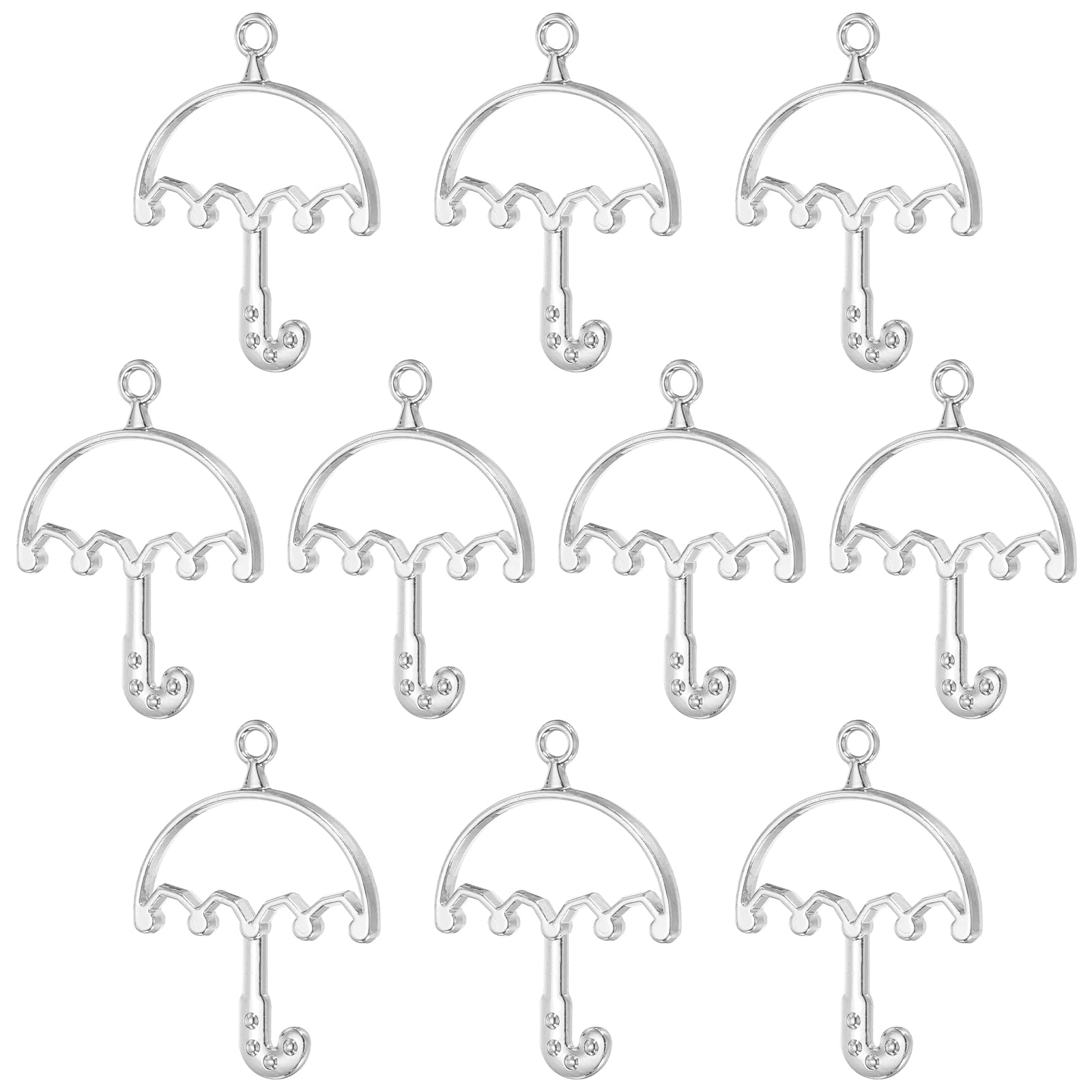 PATIKIL Alloy Open Back Bezel Pendants