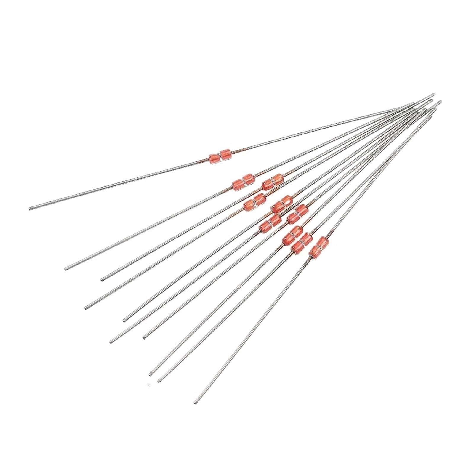 Iggll One Color Thermistors Resistors,100Pcs Mf58 Ntc Thermal Resistor Kit 1K 2K 5K 10K 20K 50K 100K 200K 500K 1M Set Of,10 Values Thermistor, ±5%