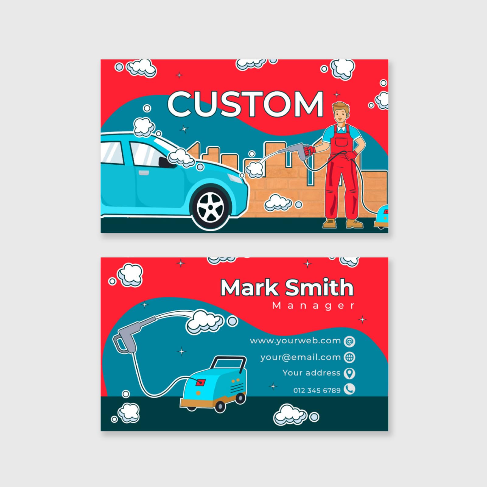 Generic Custom Business Cards Your Design Here Personalized Business Cards Customizable 1000/500/200/100 Double Printable Custom Car Card Business for