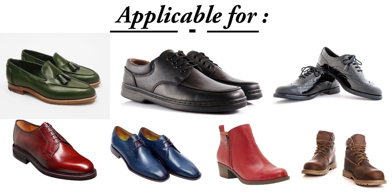 HANSWING Leather Shoe High Shiner Blue Polish 4