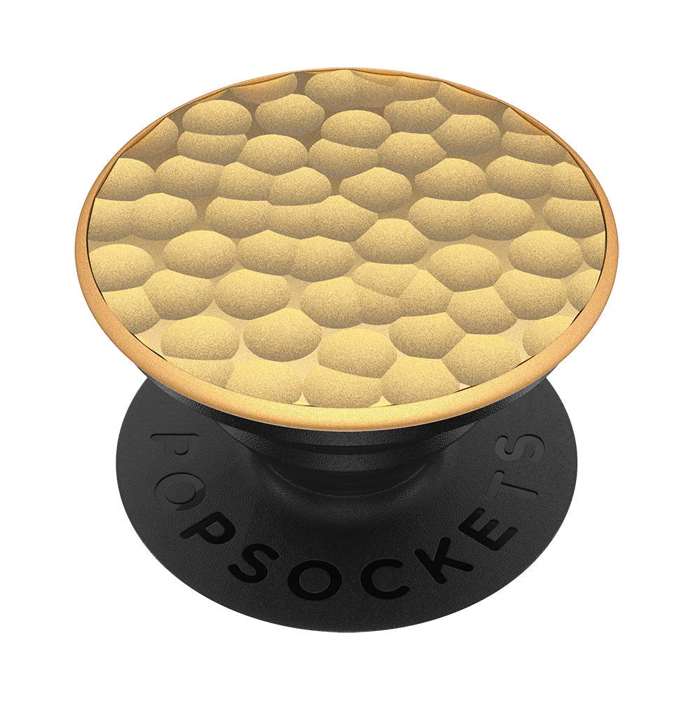 PopSocket PopGrip : Poignée Et Support Pour Téléphone Pliable - Dessus Interchangeable, Couleur Prana Doré - 12
