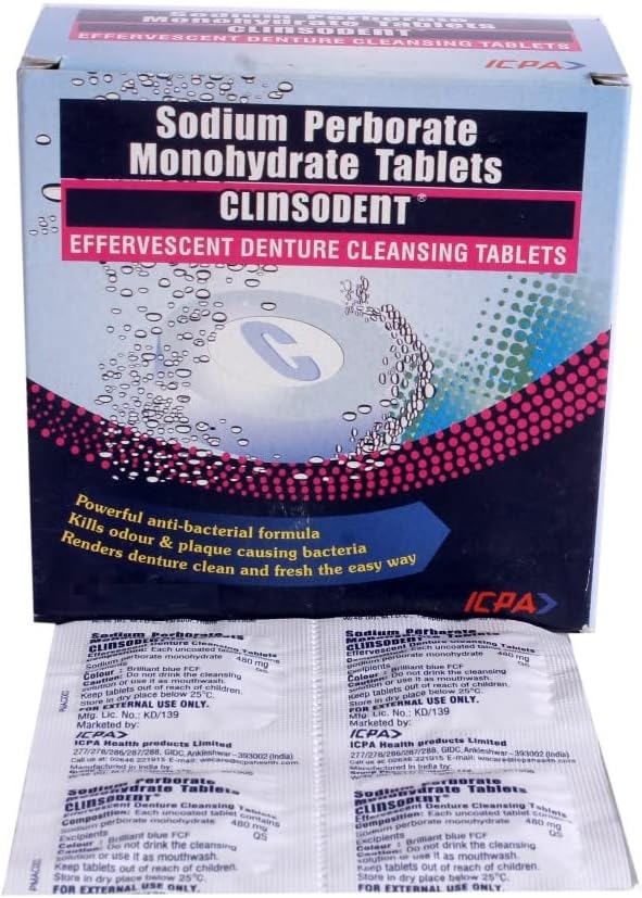 CLINSODENT - Strip of 4 Tablets