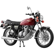 Aoshima Honda CB400 Four Light Ruby Red 112 Scale Diecast Motorcycle