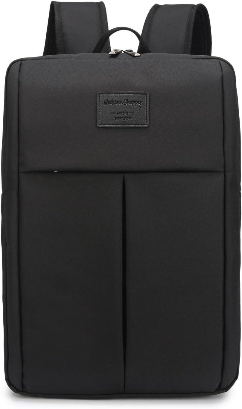 Laptop Backpack,Business Travel Slim Durable Laptops Backpack,Water Resistant College School Computer Bag for Women & Men Fits 15.6 Inch Laptop and Notebook - Black