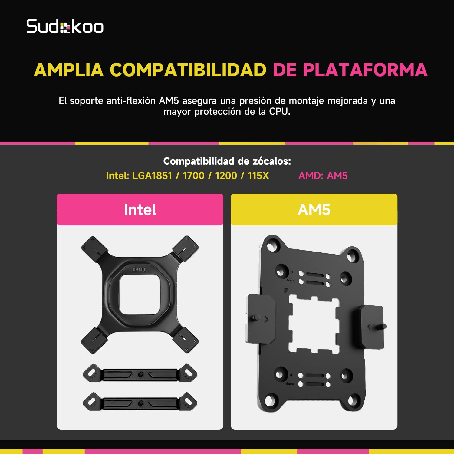 Sudokoo SK700V MACH Disipador CPU: CPU Cooler PC con Pantalla Digital & 120mm PWM Ventilador MACH120 - Ventilador CPU 7 HeatPipes para AMD AM5 & Intel LGA 1851/1700/1200/115X, TDP 280W,Montaje Fácil
