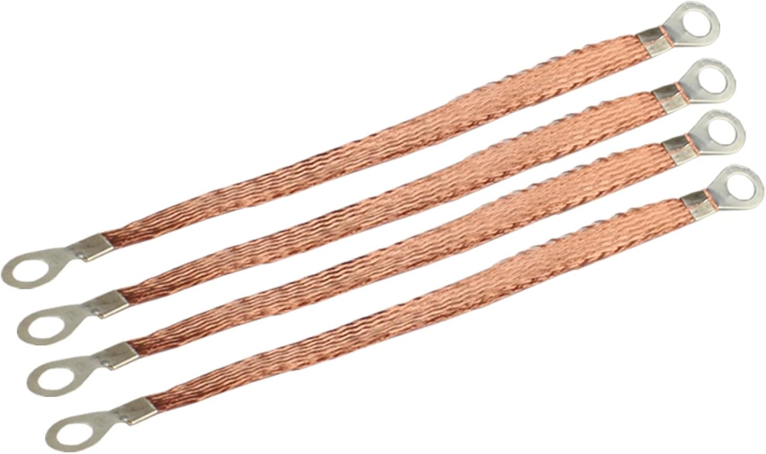 Braided Ground Straps Copper Automotive Grounding Wire Connection 1/4